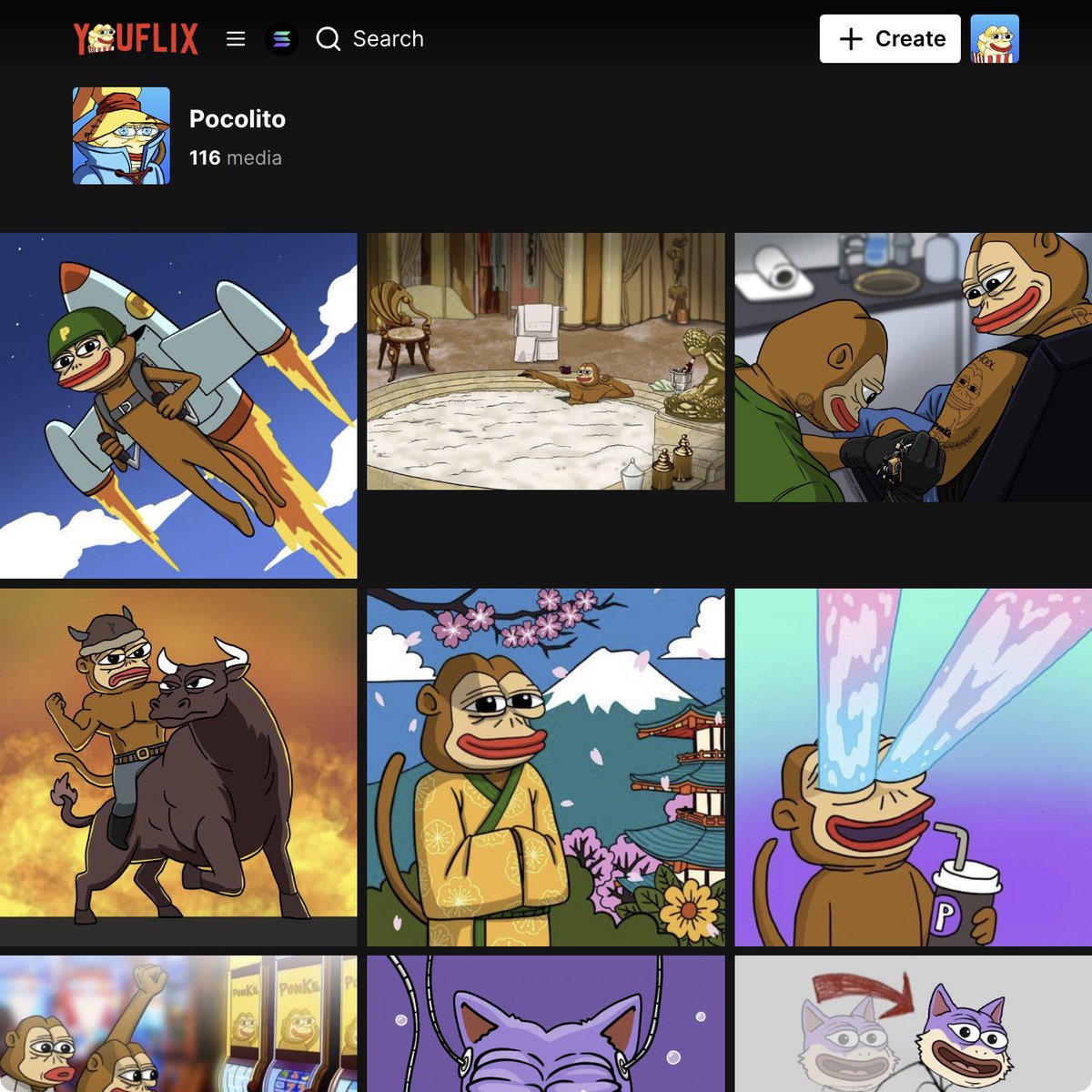 This $POCO account already uploaded +100 media. 
GM