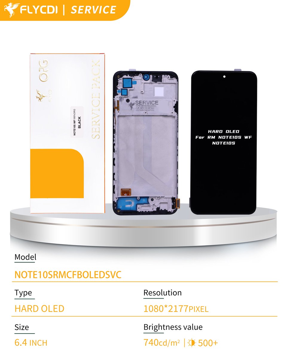 FLYCDI's tweet image. FLYCDI × SERVICE PACK
For RM Series
Incell HD+ High Brightness
Order now:
Whatsapp: +86 131 2871 0068
Wechat: FLYCDI-LCD
#RedmiNote13Pro5G #redmi  #ServicePack #flycdi #lcddisplay #touchscreen
