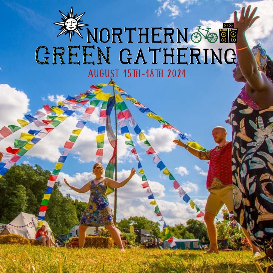🌿📷✨Back for 2024 – Northern Green Gathering!   Aug 15-18
 - Join us for transformative healing field experiences! Workshops, gong baths, yoga, and more to elevate your mind, body, and spirit. Early bird tickets available until end of July! 📷nggonline.org.uk