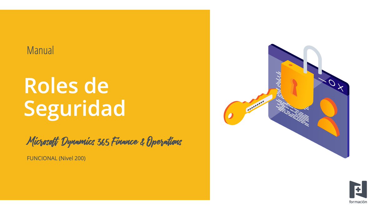 ¿Necesitas entender los #Roles de #Seguridad en #MSDyn365FnO? Nuestro instructor 🎓 Miguel Plaza 🎓nos ofrece una visión general de la lógica de #Permisos y cómo configurarlos funcionalmente en este nuevo manual 🤓 elrincondynamics.es/formacion/deta…

#Microsoft #Dynamics365 #ERP