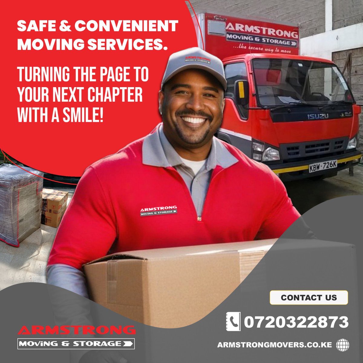 Upgrade your moving experience with Armstrong Moving!. Discover why thousands choose us for their moves! call 0720322873 for estimates.