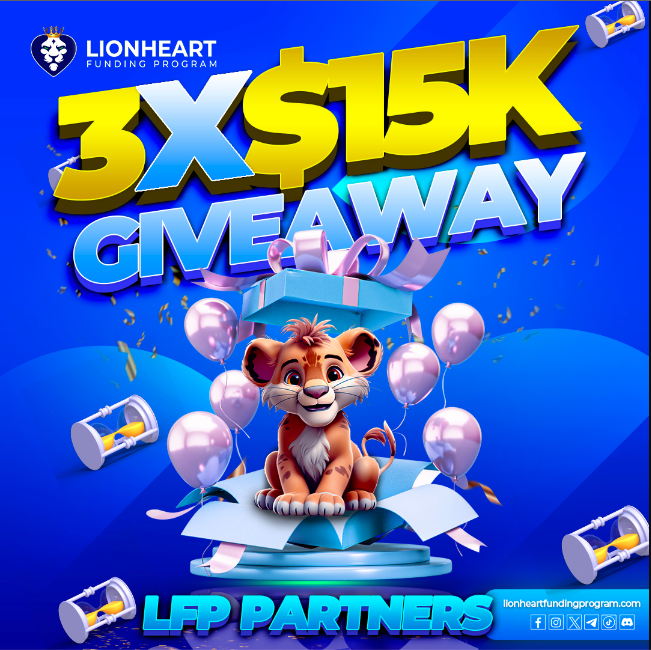 Fx_priest1's tweet photo. It’s Giveaway Time Again! Win one of 3 X $15k Prop Firm Accounts with LFP

Follow us: @lionheartLFP, @NdemazeahG &amp; @Forex_priest1

Like &amp; Repost

Join our LFP Traders Email List: https://t.co/AWNaWmaL0X 

Join our Discord: https://t.co/3X26onwRs3

Tag 3 traders

Winners in 6 days https://t.co/pgvl55QrTZ
