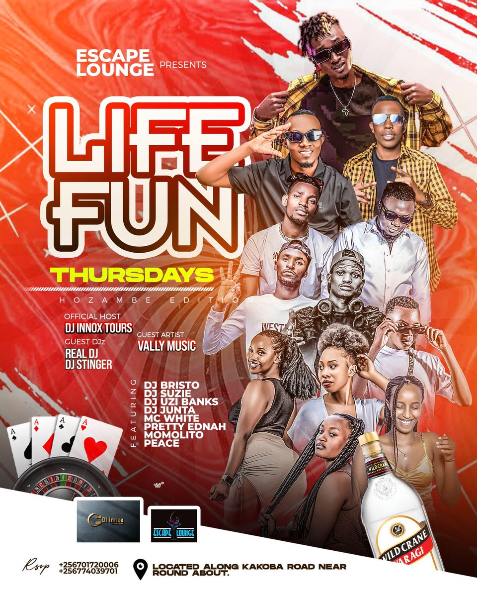 djkits2's tweet photo. The vibe is always at Escape Lounge every Thursday, Featuring Artist: @valleymusic
#LifeFunThursday๐ฅ https://t.co/Wnw5XPOLSv