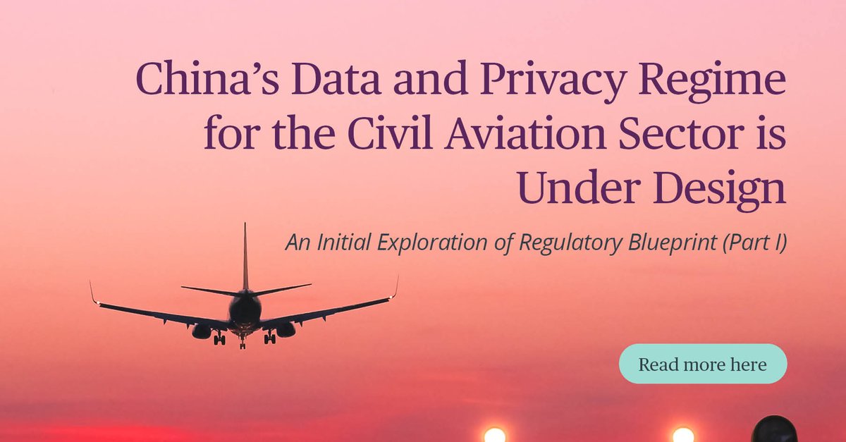 On June 4, 2024, CAAC released updated drafts of civil aviation data management and sharing measures for public comment. These aim to regulate data operations and compliance for domestic and international aviation enterprises. 

You can read more below :
