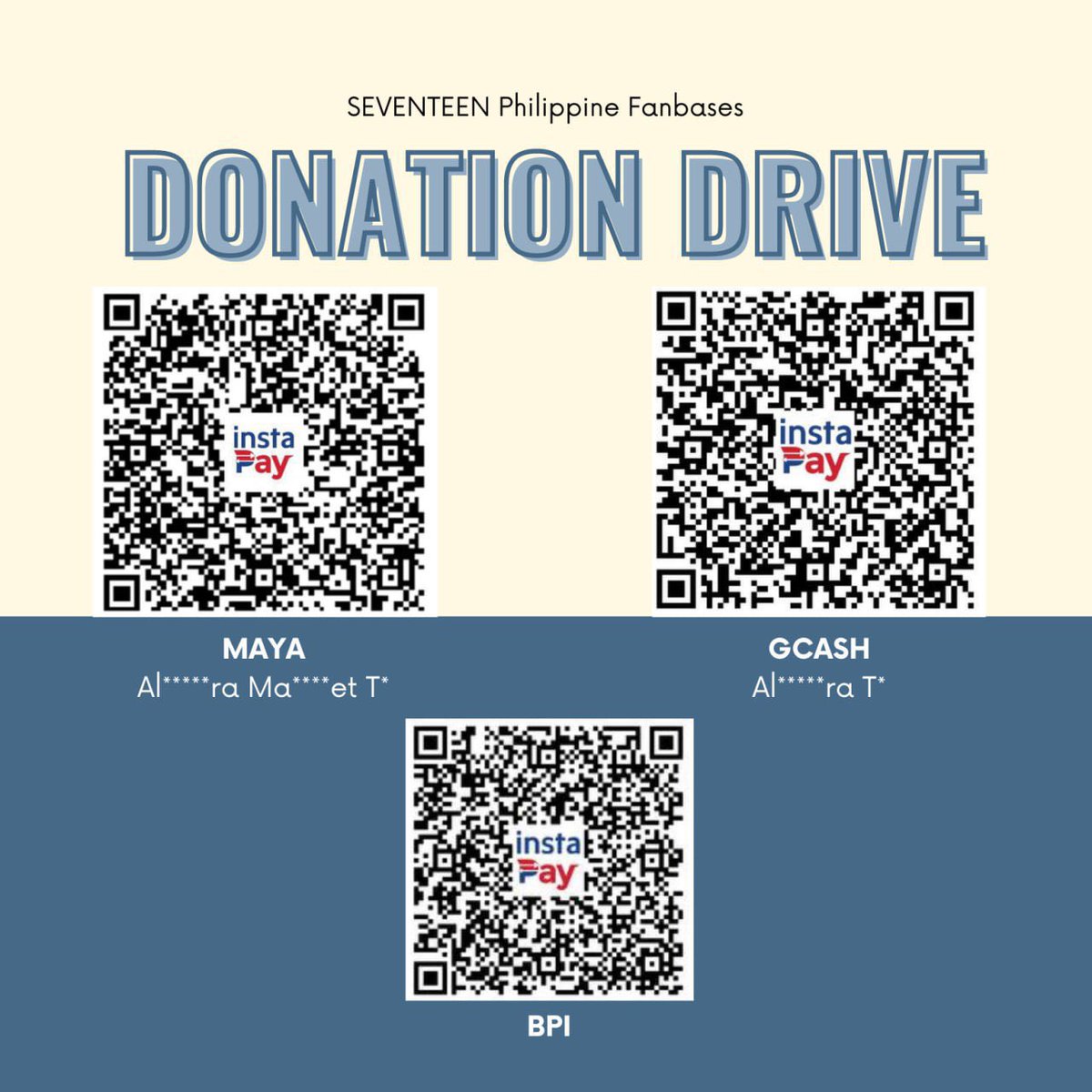 JUN PHILIPPINES along with other the fanbases for SVT members have come together to raise a donation drive for those who have been severely affected by the Super Typhoon Carina.

Contributions will be donated to Angat Buhay and various pet shelters in need.

#CarinaPH