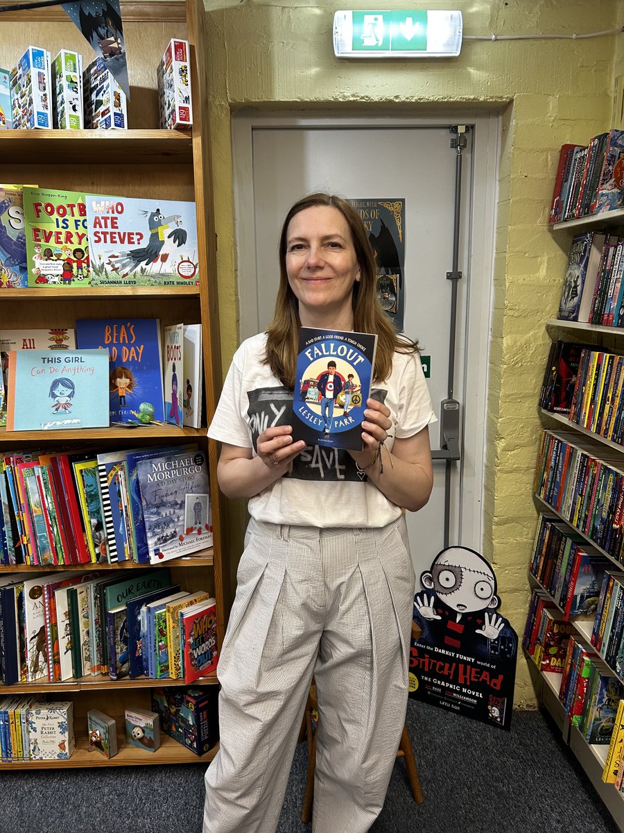 Lesley Parr (@welshdragonparr) on Twitter photo Get ready for yet more photos of me with Fallout, trying to work out what to do with my face. I'm all about me at the moment but I'm excited, not sorry☺️.
Let's start with the fabulous indie bookshops, <a href="/kibworthbooks/">Kibworth Books</a> and <a href="/QuinnsBookshop/">Quinns Bookshop Market Harborough</a>... Get ready for yet more photos of me with Fallout, trying to work out what to do with my face. I'm all about me at the moment but I'm excited, not sorry☺️.
Let's start with the fabulous indie bookshops, <a href="/kibworthbooks/">Kibworth Books</a> and <a href="/QuinnsBookshop/">Quinns Bookshop Market Harborough</a>...