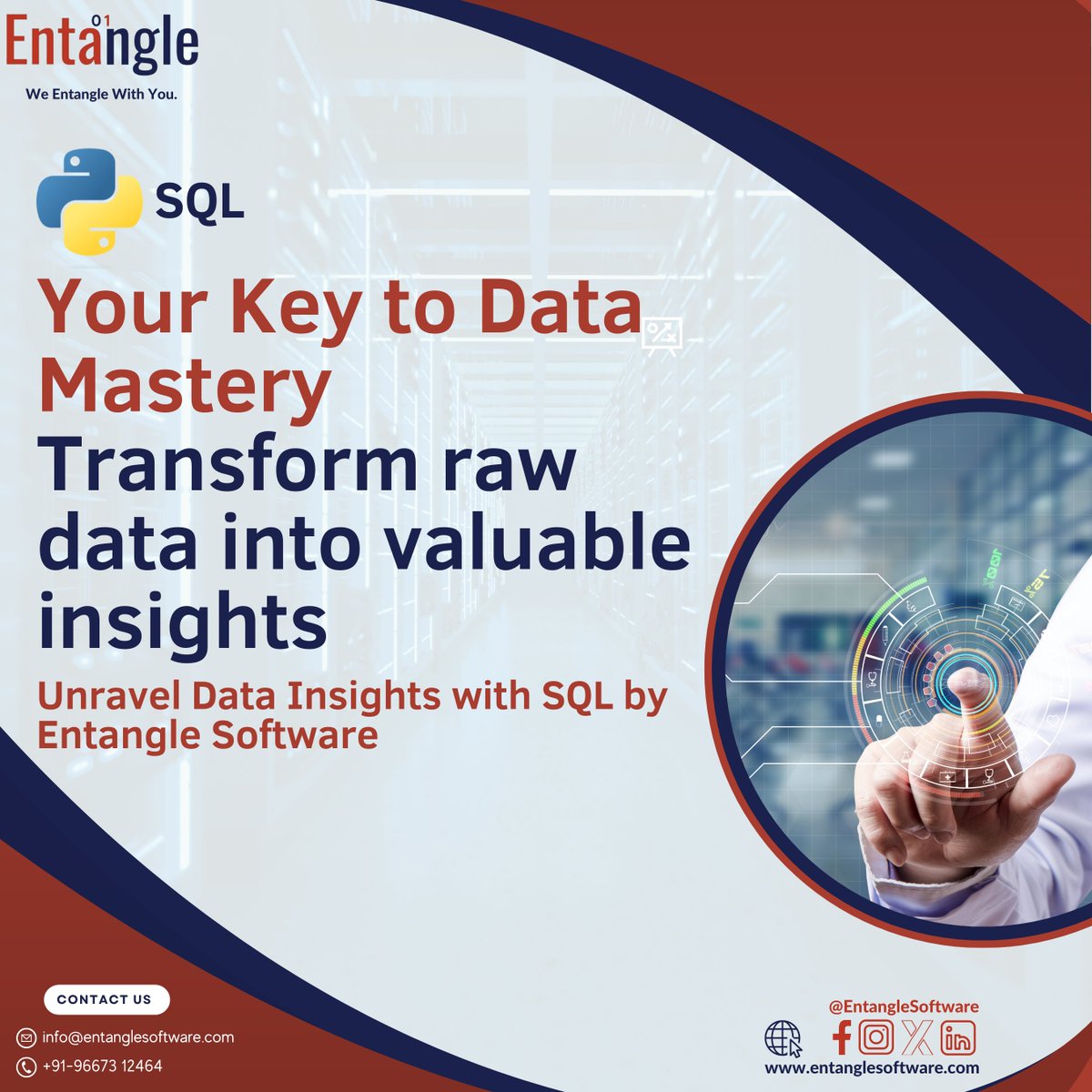 espl_software's tweet image. Unlock the power of data with SQL by Entangle Software! SQL is the language of databases, enabling you to manipulate and query data effortlessly.

Dive into the world of SQL and harness the true potential of your data!

#SQLDevelopment #DataInsights
