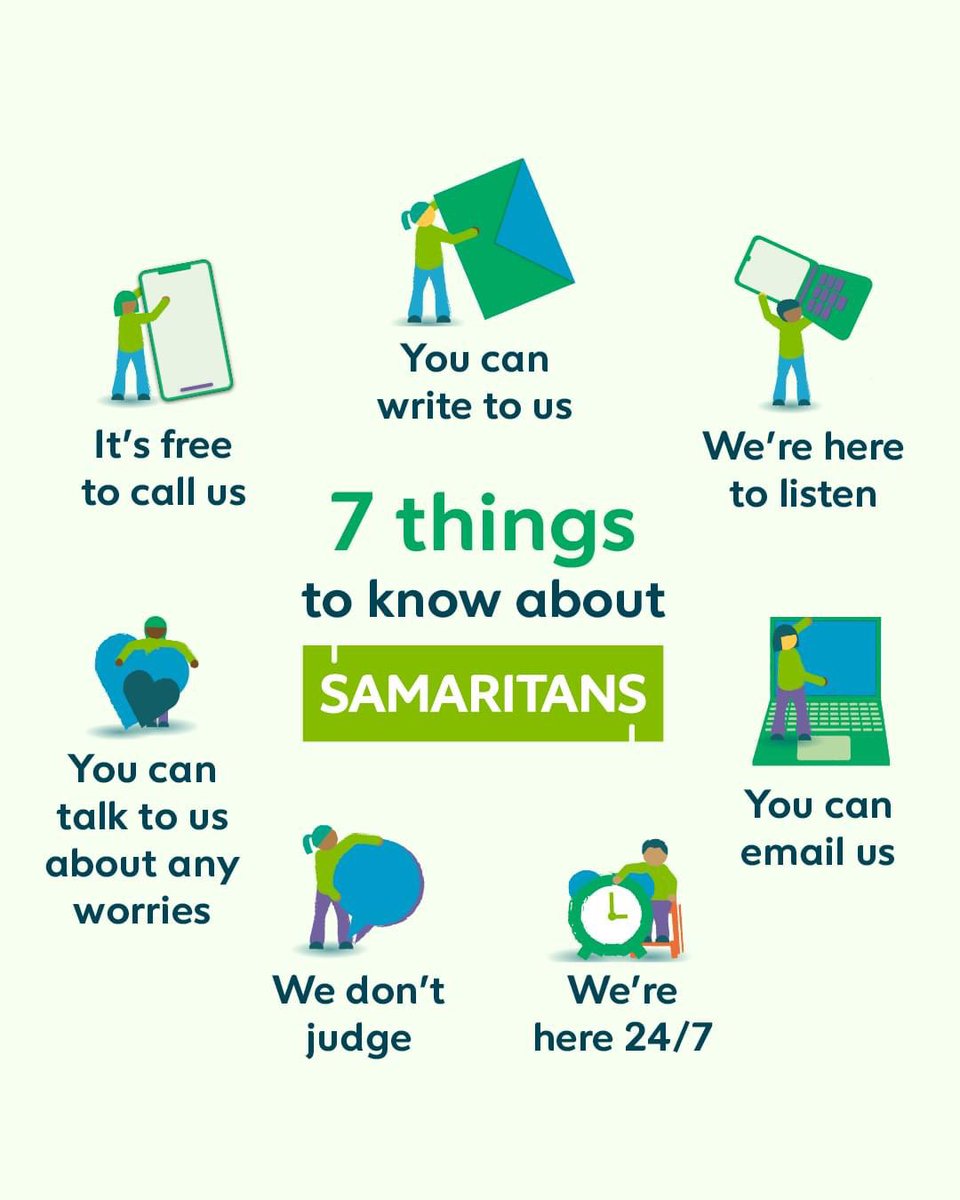 BarnstapleSams's tweet photo. It's Samaritans Awareness Day 🙌

Remember: Whoever you are, whatever you’re going through, you can talk to us. 

🔁 Share this post and help us let more people know we’re here 24/7 on 116 123. https://t.co/2TqOqj4cXP