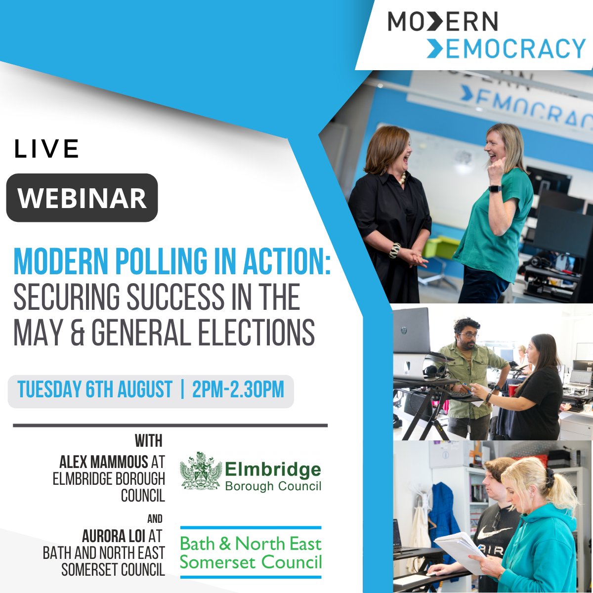 📣 WEBINAR: Modern Polling in action: Securing Success in the May &amp; General Elections 📣

Join Andy Tiffin, in our upcoming webinar as he explores the transformative impact of #ModernPolling for some of our newest partners.

🔗Register: attendee.gotowebinar.com/register/84430…