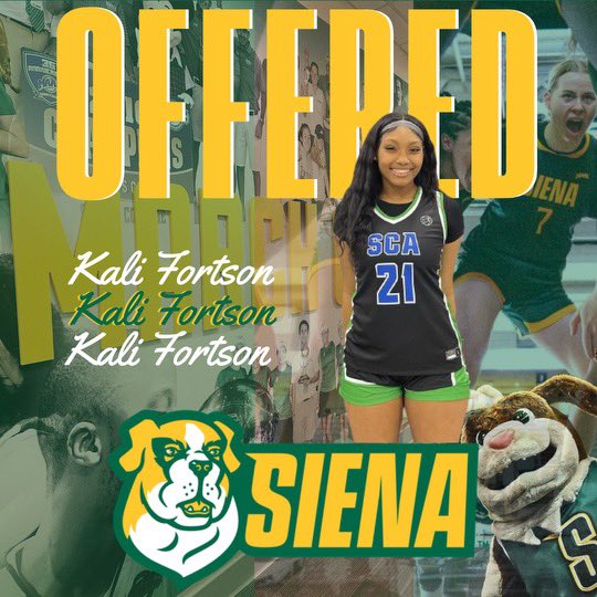 kali fortson (@kalifortson) on Twitter photo After a great talk with <a href="/SienaCoachPrimm/">Terry Primm</a> Im thankful to receive an offer from <a href="/Siena_WBB/">Siena Women’s Basketball</a>!! 💚💛 <a href="/SCA_OH/">Sports City Angels</a> <a href="/BrooksHall33/">Brooks Hall</a> <a href="/VikeNation/">Princeton Athletics</a> After a great talk with <a href="/SienaCoachPrimm/">Terry Primm</a> Im thankful to receive an offer from <a href="/Siena_WBB/">Siena Women’s Basketball</a>!! 💚💛 <a href="/SCA_OH/">Sports City Angels</a> <a href="/BrooksHall33/">Brooks Hall</a> <a href="/VikeNation/">Princeton Athletics</a>