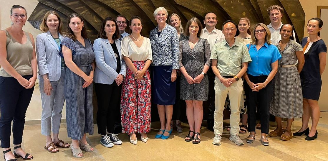 📣 Auj. une discussion avec des 🇨🇦s travaillant dans les agences de l'ONU sur l'évolution du système multilatéral. Les discussions ont également porté sur le rôle &amp;  la représentation du Canada à l'ONU. Continuons à façonner un 🌍plus fort &amp; plus inclusif.