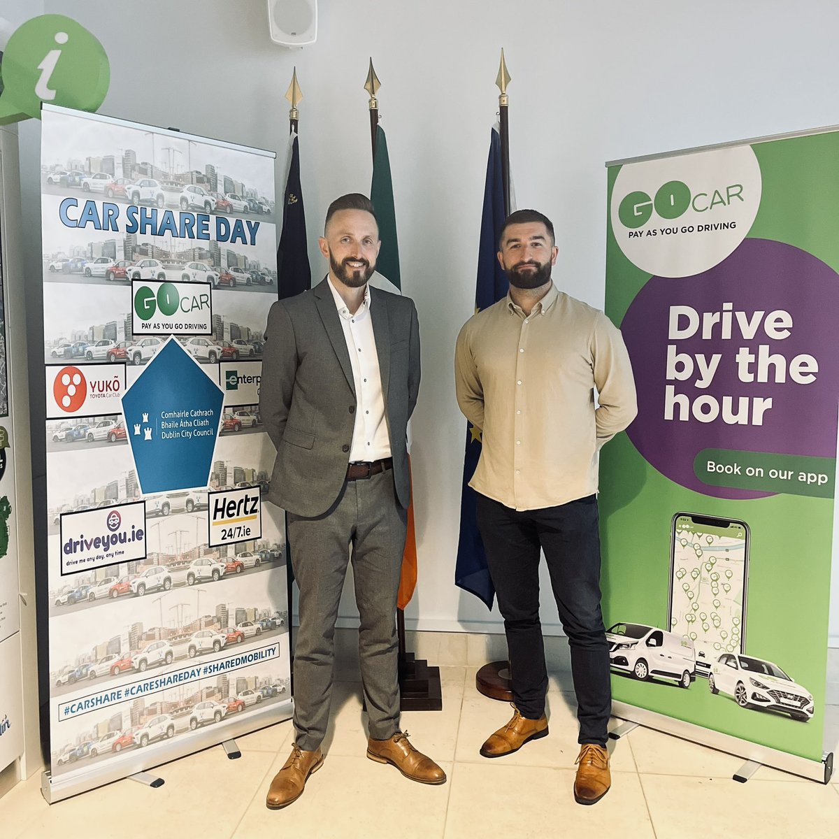 It was great to be involved in the inaugural #CarShareDay hosted by <a href="/DubCityCouncil/">Dublin City Council</a> where our Head of GoCar, Joe Quirke spoke as part of a panel discussion about the adaptability, impact and future of car sharing in Dublin and beyond 🚗💚