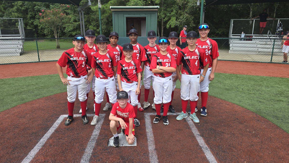 The 12U Red Select National team finishes pool play with a perfect 5-0 record and earns the #1 seed for the playoffs that start tomorrow in sunny Myrtle Beach! #playofftime