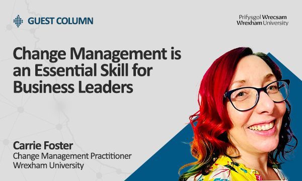 GUEST COLUMN 🚨

Carrie Foster, Change Management Practitioner at <a href="/WrexhamUni/">Wrexham University</a>, emphasises the importance of mastering change for business leaders. Effective change management can shape culture, increase engagement, with a competitive edge <a href="/EnterpriseWU/">Enterprise & Innovation Wrexham University</a>

buff.ly/46fWgkP