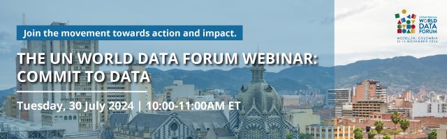 📢 Calling all #data4SDG advocates! 
The <a href="/UNDataForum/">UN World Data Forum</a>’s #Commit2Data campaign is launching on July 30. Discover how you can contribute to transformative data actions for the #SDGs. 🌟 
Join us from 10AM-11AM ET. 
bit.ly/Commit2DataWeb…