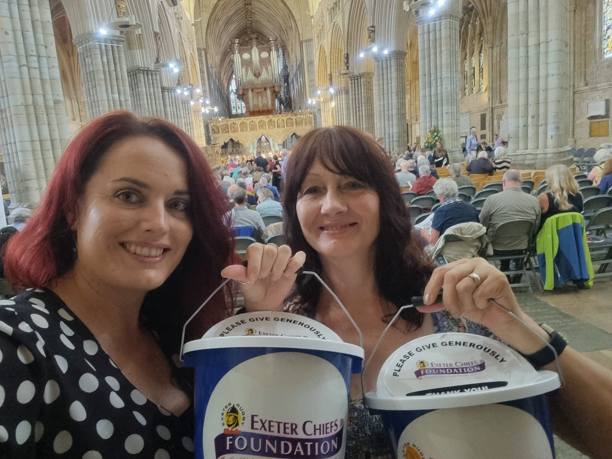 On Saturday 20 July, my lovely Mum and I attended <a href="/ExeterCathedral/">ExeterCathedral</a> to hear the Exeter Symphony Orchestra in concert and collect for the Exeter Chiefs Foundation. <a href="/childrensociety/">The Children's Society</a> is one of their chosen 27 charities this season and we were delighted to be offered this opportunity.