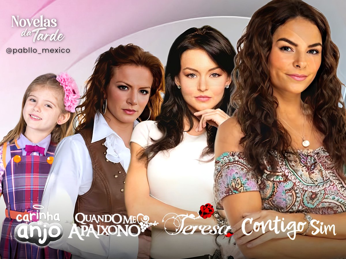 pabllo_mexico's tweet photo. Novelas da Tarde | 23/07/2024:
• Carinha de Anjo 3.2
• Quando me Apaixono 3.4
• Teresa 4.0
• Contigo Sim 3.6
#CarinhaDeAnjo102 #Teresa131
#QuandoMeApaixono007 #ContigoSim067 https://t.co/uNT0CttInB