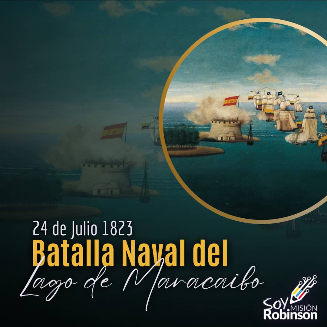 Conmemoramos los 201° años de la Batalla Naval del Lago de Maracaibo y Día de la Armada Bolivariana.

Una fecha histórica que nos enorgullece como hijos e hijas de esta Patria.

#CunaDeLibertadores

<a href="/NicolasMaduro/">Nicolás Maduro</a> 
<a href="/_LaAvanzadora/">Yelitze Santaella</a> 
<a href="/Sociabolivarian/">Lilian Oropeza</a>