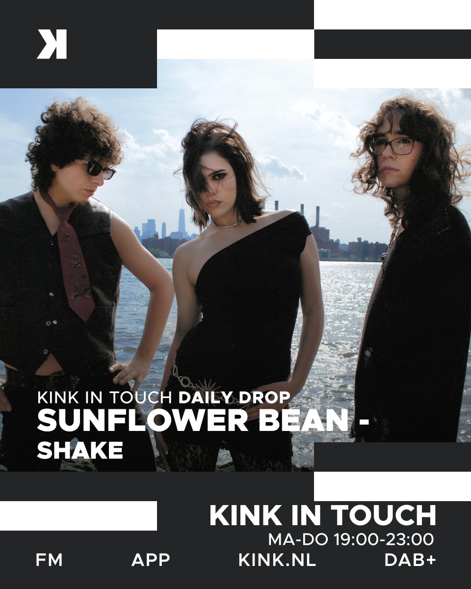 Tune in bij KINK IN TOUCH, 19:00 op kink.nl als je nieuwe muziek wilt ontdekken!

🥇Daily Drop is de nieuwe <a href="/sunflower_bean/">𝖘𝖚𝖓𝖋𝖑𝖔𝖜𝖊𝖗 𝖇𝖊𝖆𝖓</a> 
🆕 <a href="/SOFYSOUNDS/">SOFY</a> heeft nieuwe muziek
🎸 <a href="/feetband/">FEET</a> speelt LIVE in de KINK Live Bunker
🗣In Touch With Wodan Boys op <a href="/DTRH_Fest/">Down The Rabbit Hole</a> 

Tot zoo!