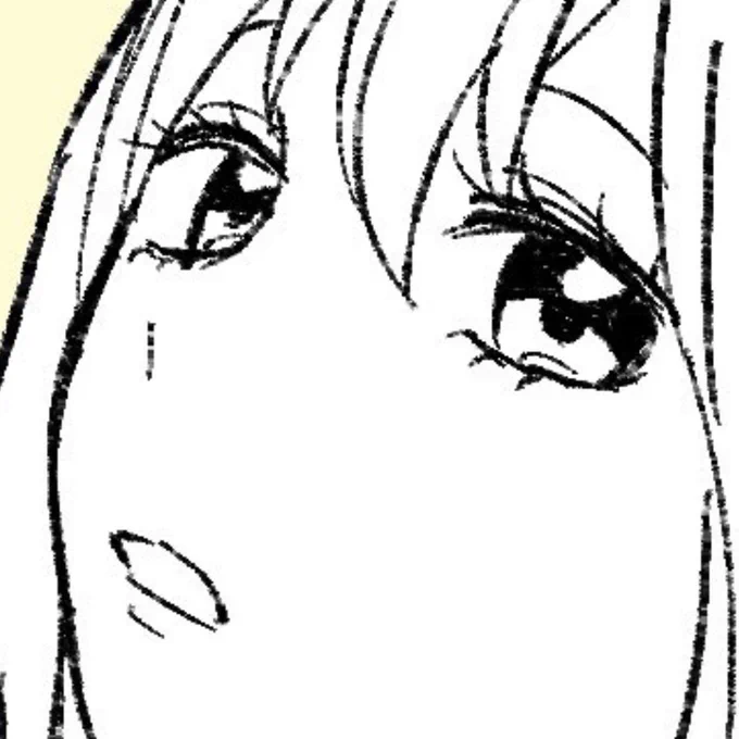 顔をドアップにしただけだけど本当に美少女すぎてどうしよう⁉️自分の絵なのにときめきが止まらん‼️😭 