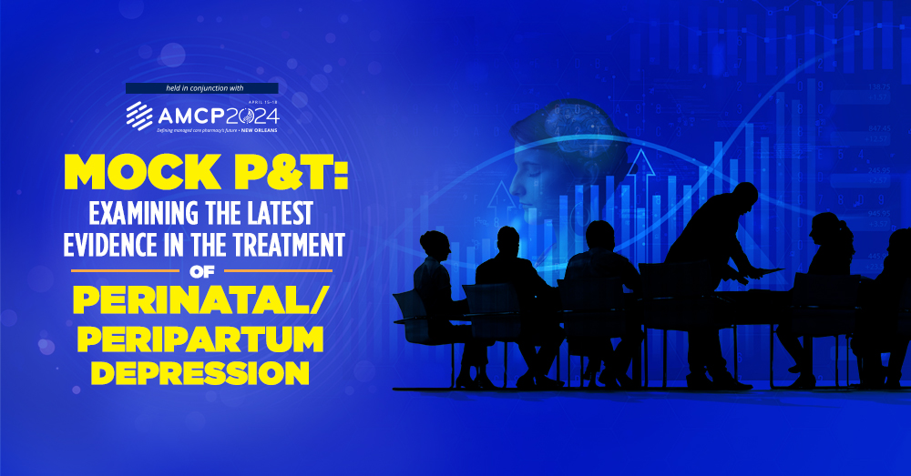 PRIME_cme's tweet image. Gain new perspectives from discussions at AMCP 2024 | Mock P&amp;amp;T: Examining the Latest Evidence in the Treatment of Perinatal/Peripartum Depression | 1.25-hours CME/CE | #MedEd #cme #peripartumdepression #AMCP2024 | bit.ly/4bHGfFR