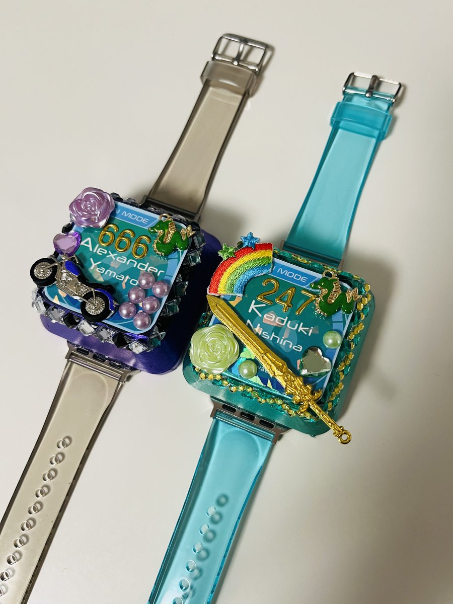 自作勢もデコってみた！オシャレにするのは諦めた😌 #プリズムウォッチ