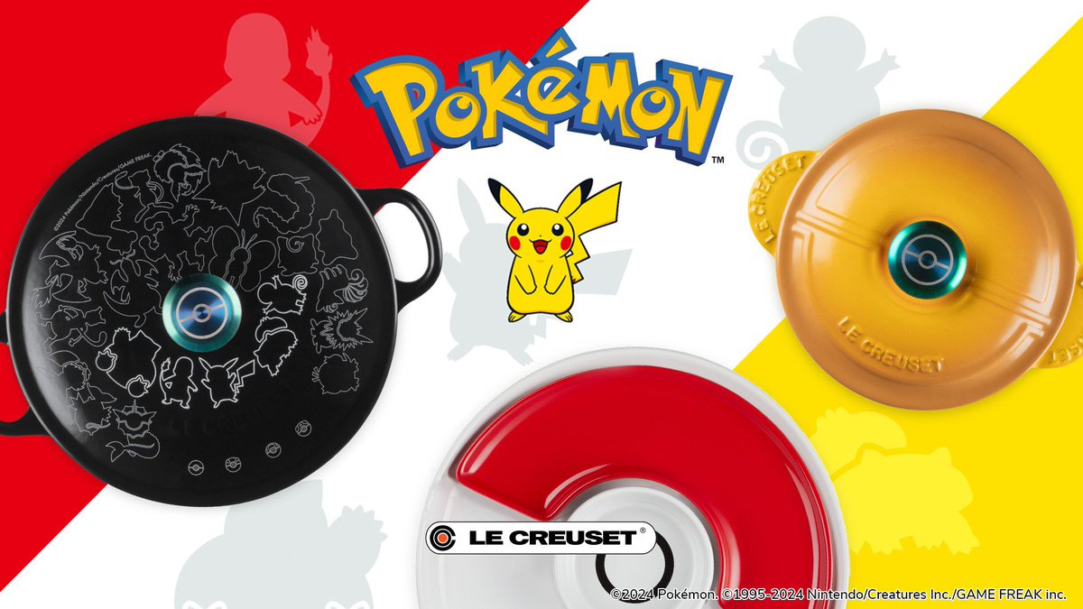 Colab <a href="/lecreuset/">Le Creuset</a> 🤝🏻 <a href="/Pokemon/">Pokémon</a>