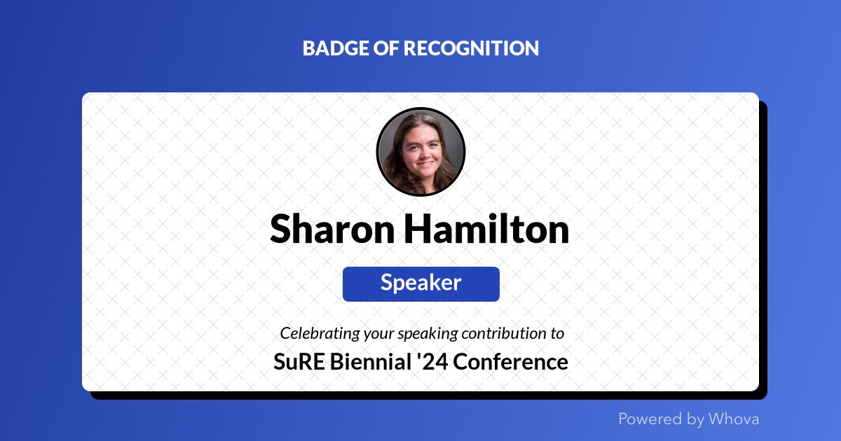 HamiltonPolyLab's tweet image. Thrilled to share that I just spoke at SuRE Biennial &apos;24 Conference! Big thanks to the organizers and everyone who joined the session.🌟 Your presence made it special!

#SuREBiennial - via #Whova event app
