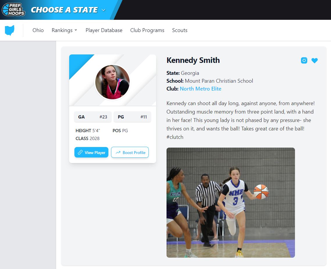 NORTH METRO ELITE (@nmebball) on Twitter photo 3 NME girls move into GA Top 25 Player rankings for Class of 2028 after a whirlwind of games at <a href="/TFNsRun4Roses/">TFN's Run 4 Roses</a> in KY, then Wargames and Summer Slam here in ATL.
Capped off w/ media coverage for PG Kennedy Smith.
College coaches - get in early on this high level talent! 3 NME girls move into GA Top 25 Player rankings for Class of 2028 after a whirlwind of games at <a href="/TFNsRun4Roses/">TFN's Run 4 Roses</a> in KY, then Wargames and Summer Slam here in ATL.
Capped off w/ media coverage for PG Kennedy Smith.
College coaches - get in early on this high level talent!
