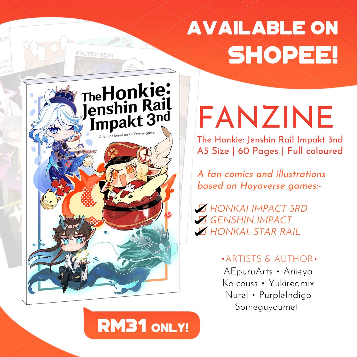 It's here! You can purchase it on Shopee now!

LINK: shopee.com.my/product/897064…