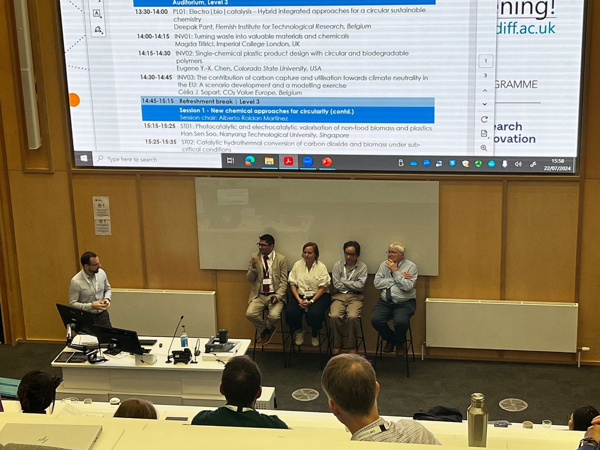 titiricigroup's tweet photo. Thank you @CircularChem @CellSymposia for inviting me/ us to such a stimulating and thought provoking workshop on circular economy very rich in topics from catalysis to materials, polymer recycling ♻️, scrutinising environmental sustainability, optimisation, policy and more! https://t.co/lO7MT95yag