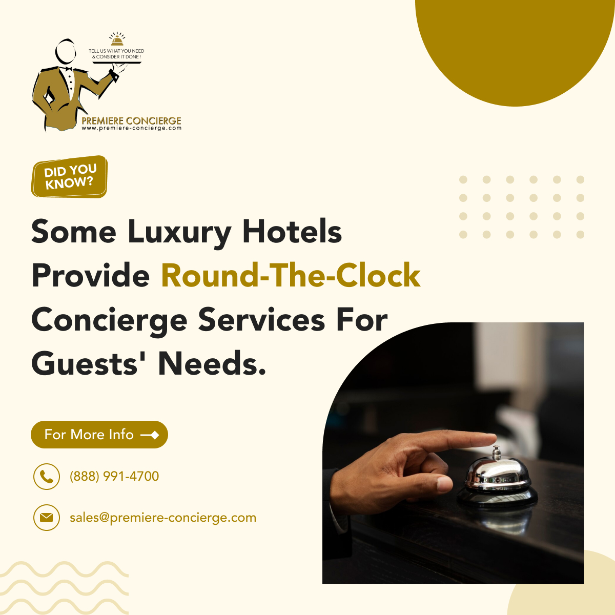 PremiereConcier's tweet photo. ✨ Enjoy 24/7 concierge service at luxury hotels. We handle exclusive reservations and last-minute requests for your ultimate convenience and luxury. ✨

Contact us today!
🌎 https://t.co/xi5OWRBbL5
📞 (888) 991-4700
.
.
.
#LuxuryLifestyle  #PremiereConcierge https://t.co/gmkMnVUhRE