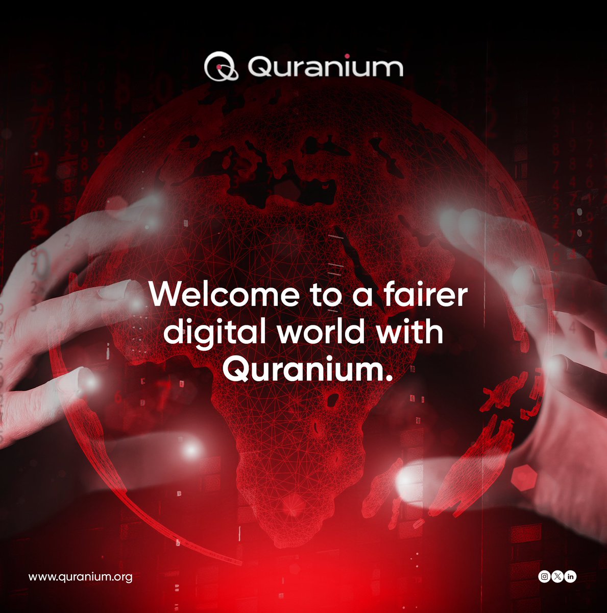 quranium_org's tweet photo. Say goodbye to central authority and corruption! Quranium offers a decentralized and unbiased infrastructure for a fairer digital world. 
#Decentralization #TechRevolution #QuantumProofDLT #DLT #Blockchain https://t.co/Phkn7CwulN