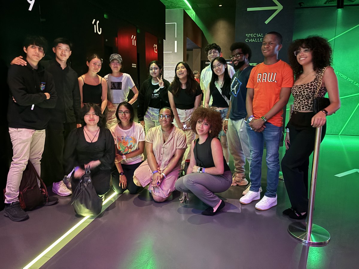 ScholarshipPlus's tweet photo. Look at these beauties. From the 2016 cohort to 2024 — scholars and alumni came together for our annual summer gathering. Too hot for the park 🥵 so we upped our spy game instead. Thanks @spyscape for having us and teaching us skills we didn't know we needed (or already had!!) https://t.co/zVhtl7zqid