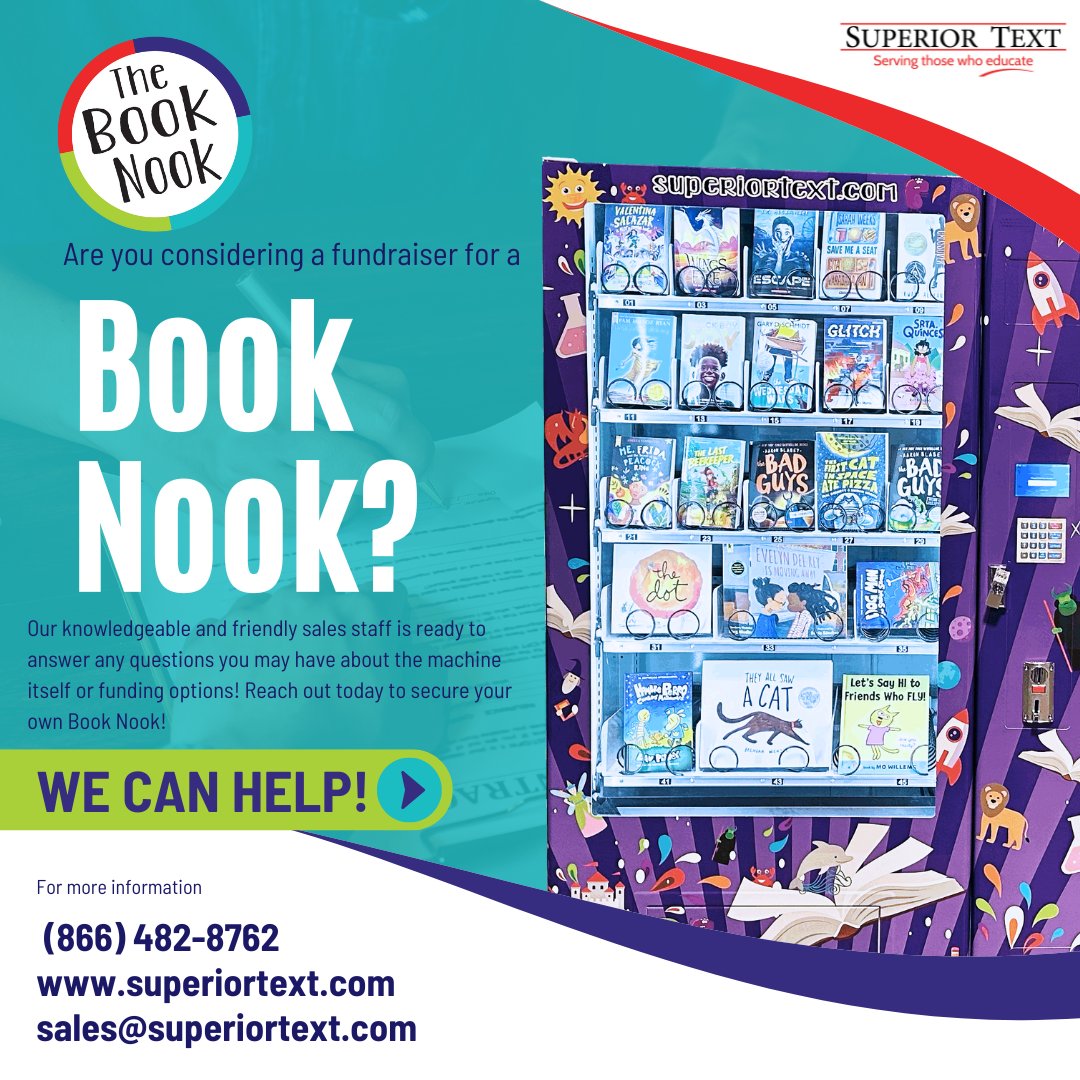 Superior Text - Home of the Book Nook tweet media