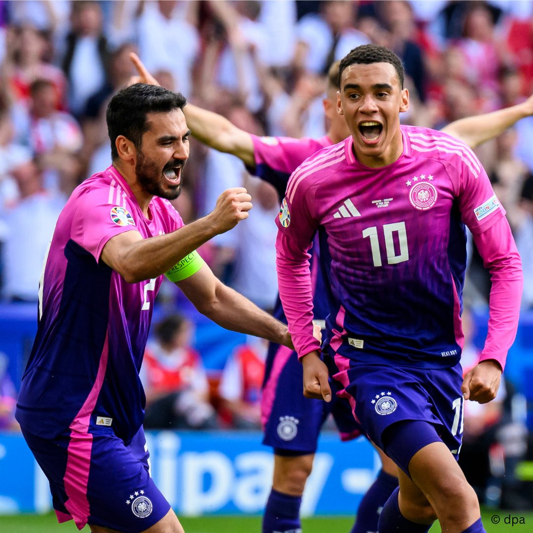 GermanyinUSA's tweet photo. Pink jerseys by @adidas for the @DFB_Team_EN at #EURO2024 broke barriers and have become one of Germany's fastest-selling football jerseys of all time! ⚽️🇩🇪

Who else is loving the pink revolution?🙋 #UniteInDiversity https://t.co/FgrJV2NSHI