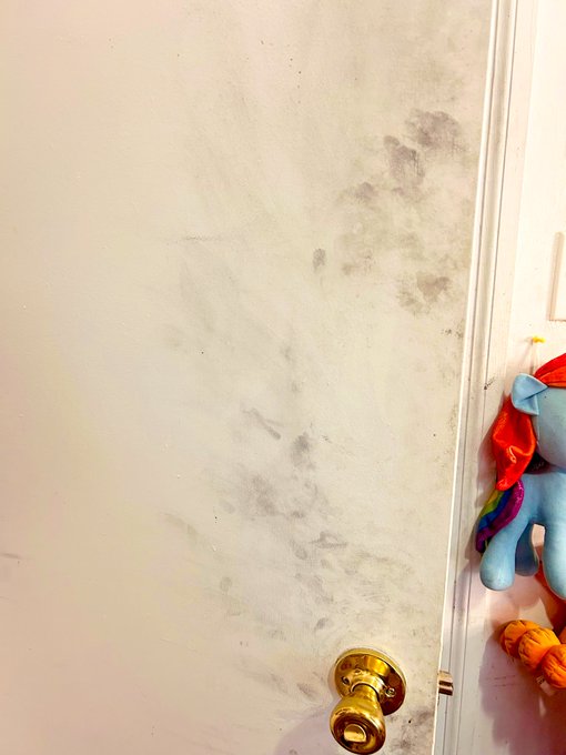 If anyone wants a good idea of how fucked my rapist was, all these spots on my door is his blood. It&rsquo;s