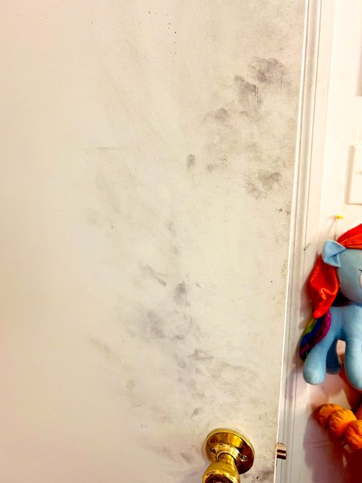 If anyone wants a good idea of how fucked my rapist was, all these spots on my door is his blood. It&rsquo;s