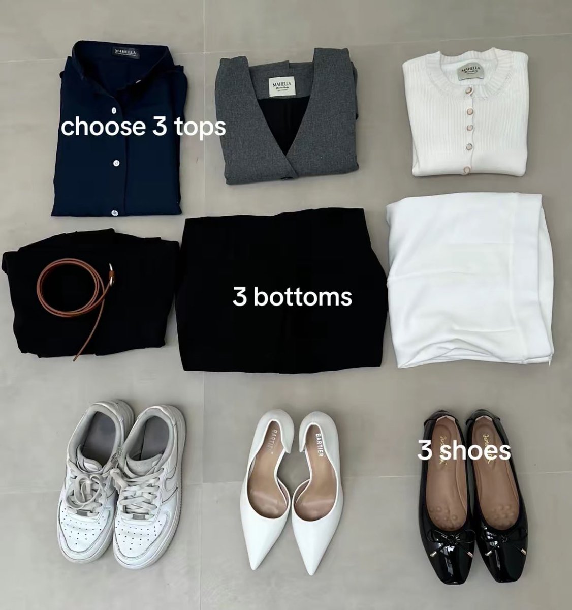 myorensarea's tweet photo. kalian udah pernah nyobain 3-3-3 outfit challenge gak? aku ada referensi nih pakaian dari brand lokal🥹💯🫶 https://t.co/I74pT8vcu0