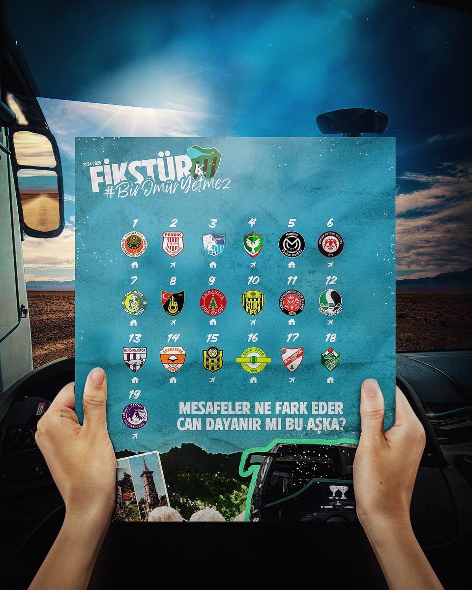 Hazırsak başlıyoruz! 💪🏻

2024-2025 Trendyol 1. Lig fikstürümüz. 🗓️

#BirÖmürYetmez