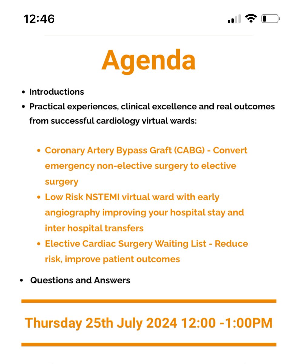 Last chance to join us for our webinar tomorrow lunchtime to hear about our cardiac #remotemonitoring and #virtualward pathways: ortus-webinars.gr8.com