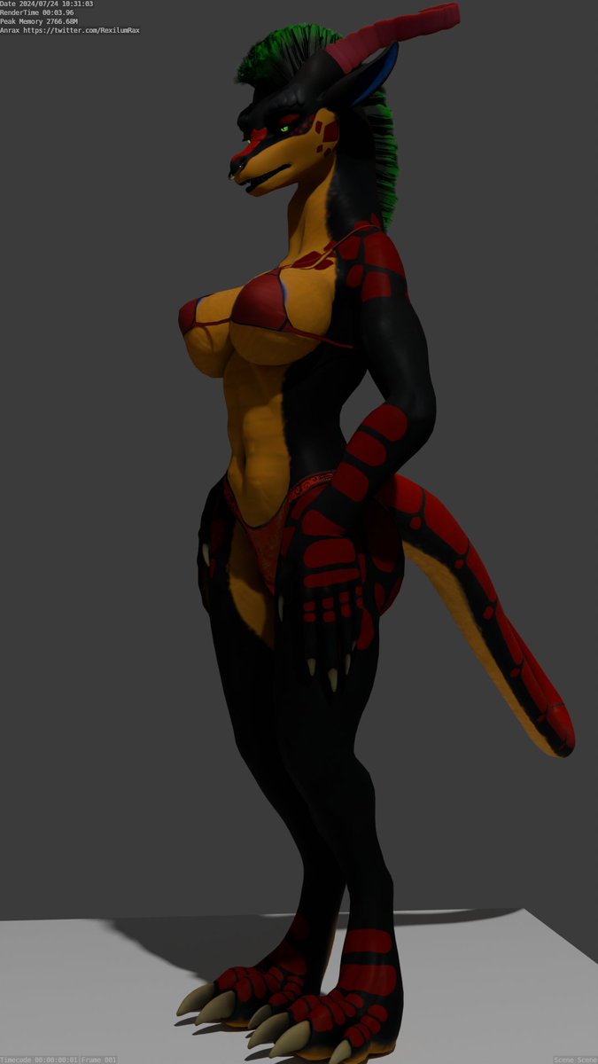 RexilumRax's tweet photo. Seams @AzaraShadow is geting ready to hit the beach an huge thanks to
@UnboundZephyr
for the Bikini addition she made.  besides the model mods and textureing https://t.co/sKoHO710gn