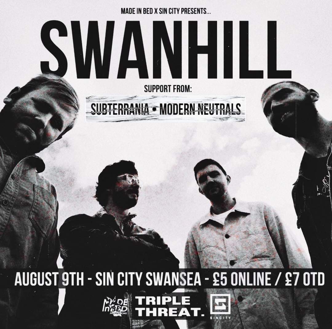 Well, what do we have here?

Hugely excited to announce our biggest Swansea show to date, headlining @sincityswansea as part of the  MIB Promo Triple Threat series of shows!

A huge show for us, and one that we hope you'll all be there to be a part of.