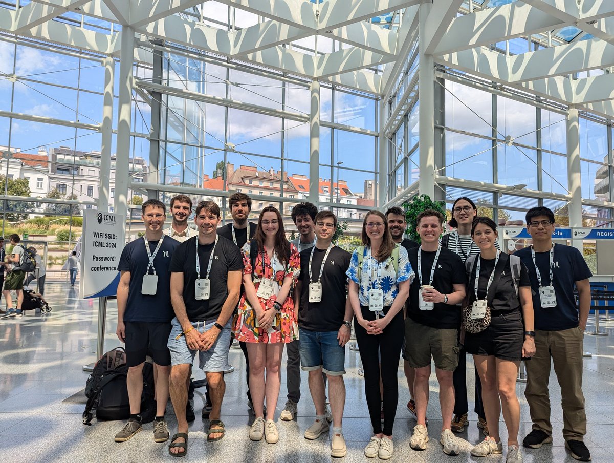 Ben Chamberlain (@drbpchamberlain) on Twitter photo <a href="/IsomorphicLabs/">Isomorphic Labs</a> at #ICML2024 w/ <a href="/maxjaderberg/">Max Jaderberg</a> <a href="/AndreyMalinin/">Andrey Malinin</a> <a href="/ruthpotts/">Ruth Potts</a> <a href="/rampasek/">Ladislav Rampasek</a> <a href="/andreeadeac22/">Andreea Deac</a> Michael Hutchinson Clement Vignac <a href="/leslieobray/">Leslie O'Bray</a> <a href="/benrozemberczki/">Benedek Rozemberczki</a> Ollie Osborne <a href="/sbos/">Sergey Bartunov</a> <a href="/AldenHung/">ChiaChun Hung</a> <a href="/IsomorphicLabs/">Isomorphic Labs</a> at #ICML2024 w/ <a href="/maxjaderberg/">Max Jaderberg</a> <a href="/AndreyMalinin/">Andrey Malinin</a> <a href="/ruthpotts/">Ruth Potts</a> <a href="/rampasek/">Ladislav Rampasek</a> <a href="/andreeadeac22/">Andreea Deac</a> Michael Hutchinson Clement Vignac <a href="/leslieobray/">Leslie O'Bray</a> <a href="/benrozemberczki/">Benedek Rozemberczki</a> Ollie Osborne <a href="/sbos/">Sergey Bartunov</a> <a href="/AldenHung/">ChiaChun Hung</a>