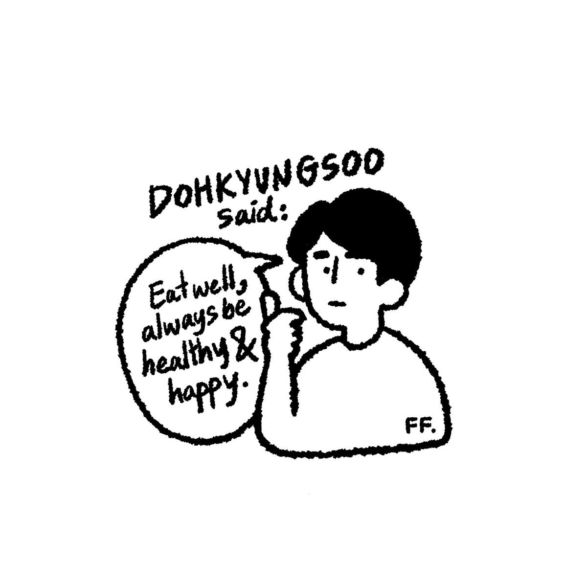 ff_illust's tweet photo. Daily reminder from Kyungsoo: 
☑️ eat well
☑️ always be healthy
☑️ always be happy :) 

#도경수 #DOHKYUNGSOO https://t.co/cOml2BpkV5