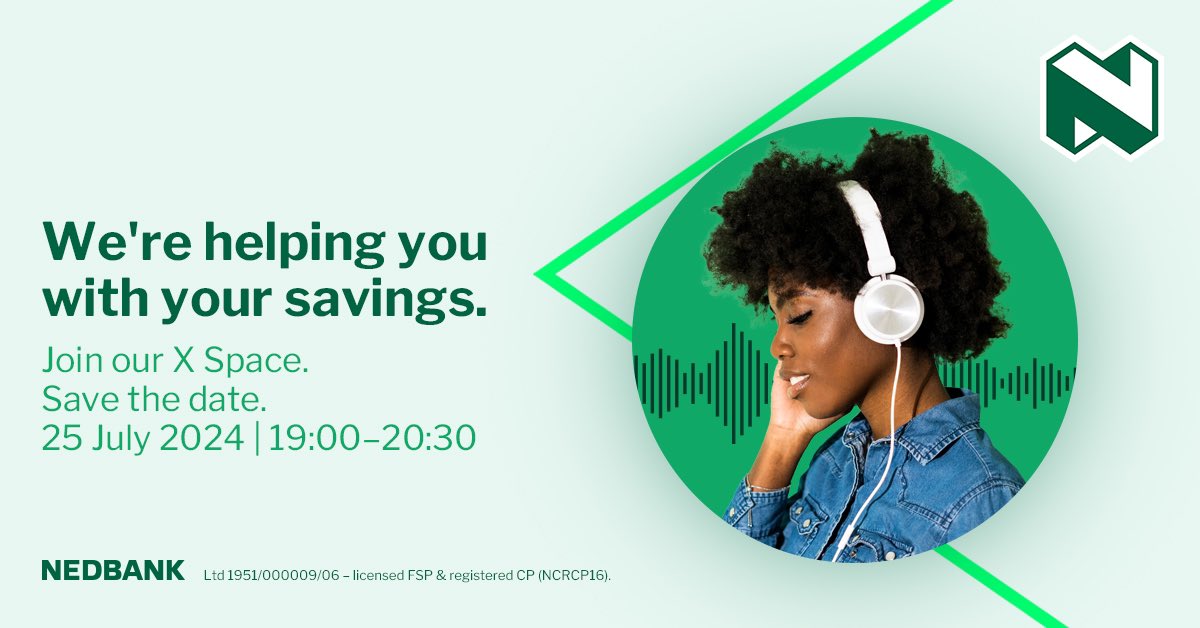 Love it when my bank cares about the way I manage my money &amp;is willing to help me along the Savings Journey! Tune in with <a href="/Nedbank/">Nedbank</a> for the #NedbankXSpace , happening THIS Thursday 7–8 pm. Money management is a daily journey, I’m proud to walk this with you #SavingsMonth #AD