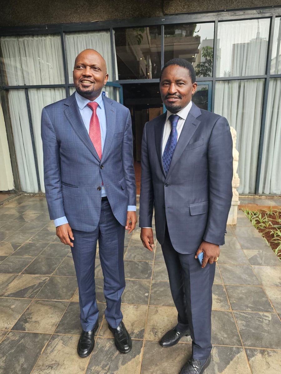 On 14th January 2020 my friend Festus Mwangi Kiunjuri was fired from Cabinet. On that day I took him out for lunch. Today my brother has returned that favour. It was a good lunch. Asante Mwangi