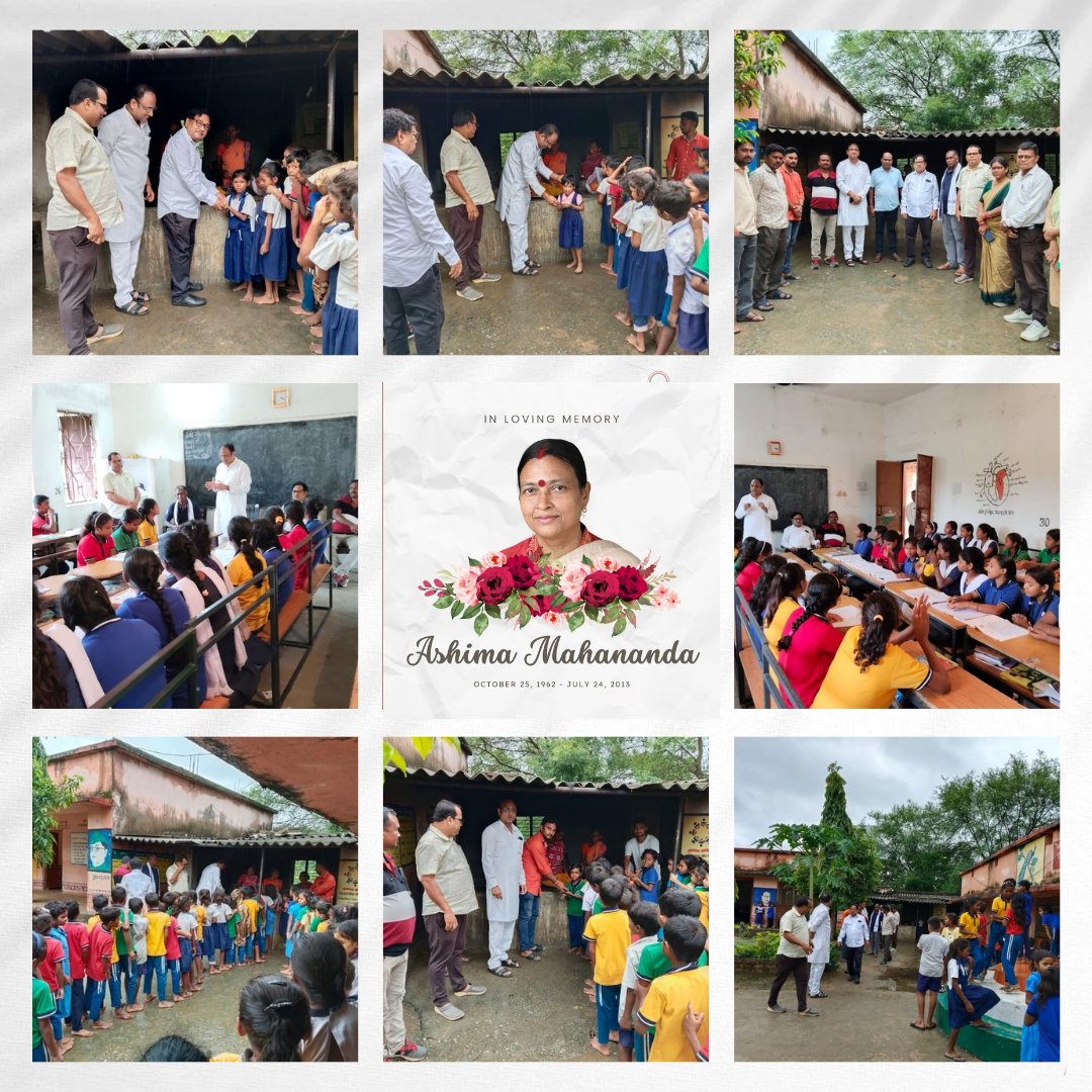 MahanandaINC's tweet photo. On the 11th death anniversary of my mother late Smt Ashima Mahananda we organised a program with school children in my constituency #Loisingha , Bolangir District. Ashima Mahananda Charitable Trust has organised many such programs for many years. https://t.co/TFTkOkgEsk