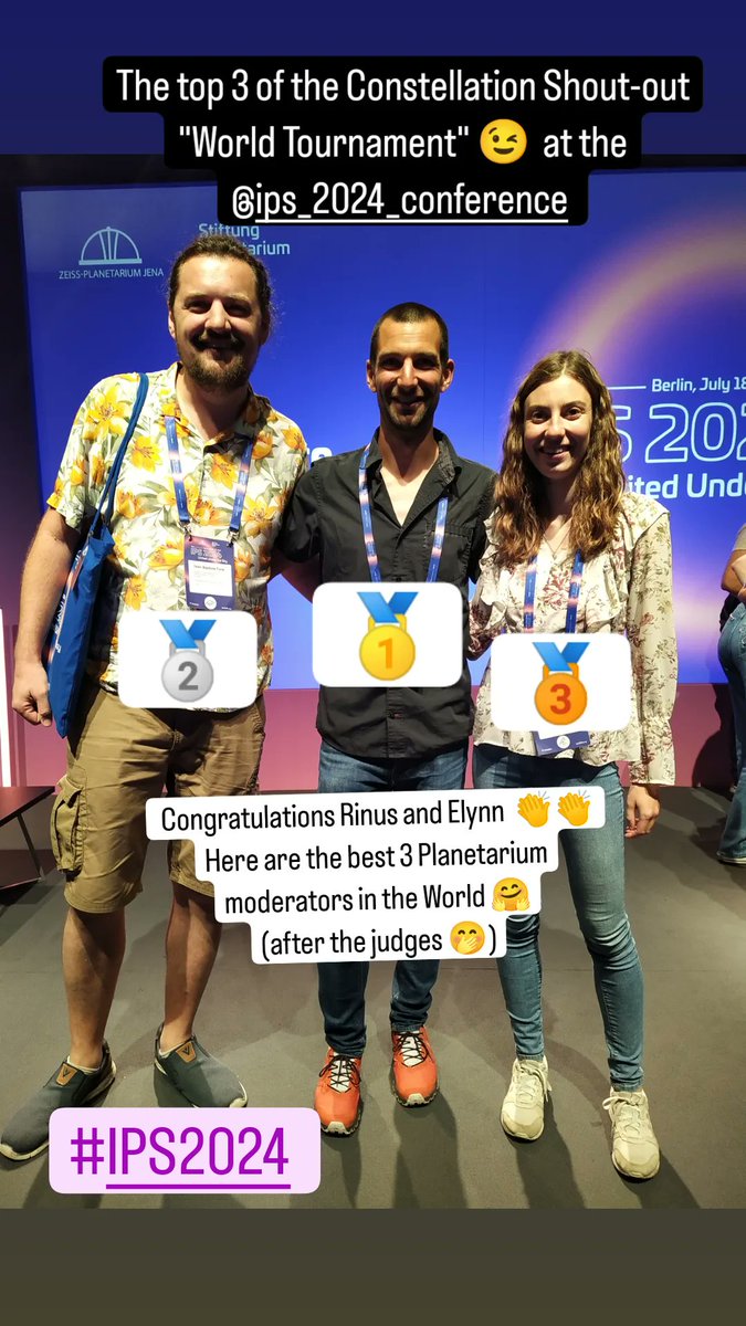Vice-champion du monde des Planetariums ma gueule ! 😅
#IPS2024