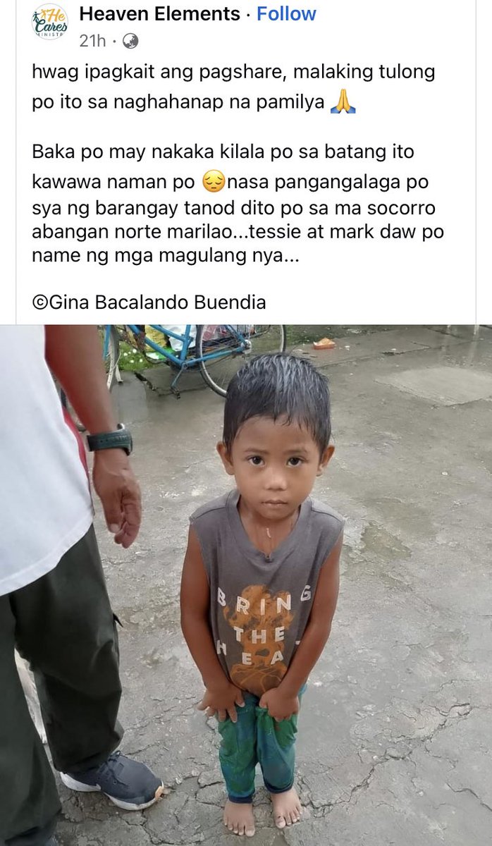 Miss_Kalawakan's tweet photo. PLEASE RT 🚨🆘‼️

Let’s pray na mahanap na 
siya ng Pamilya niya. 🥹💙

#CarinaPH https://t.co/t2ukiGezPU